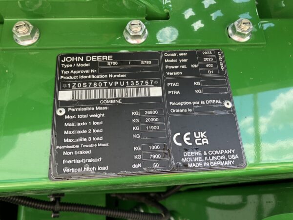 John Deere S780 - Image 8