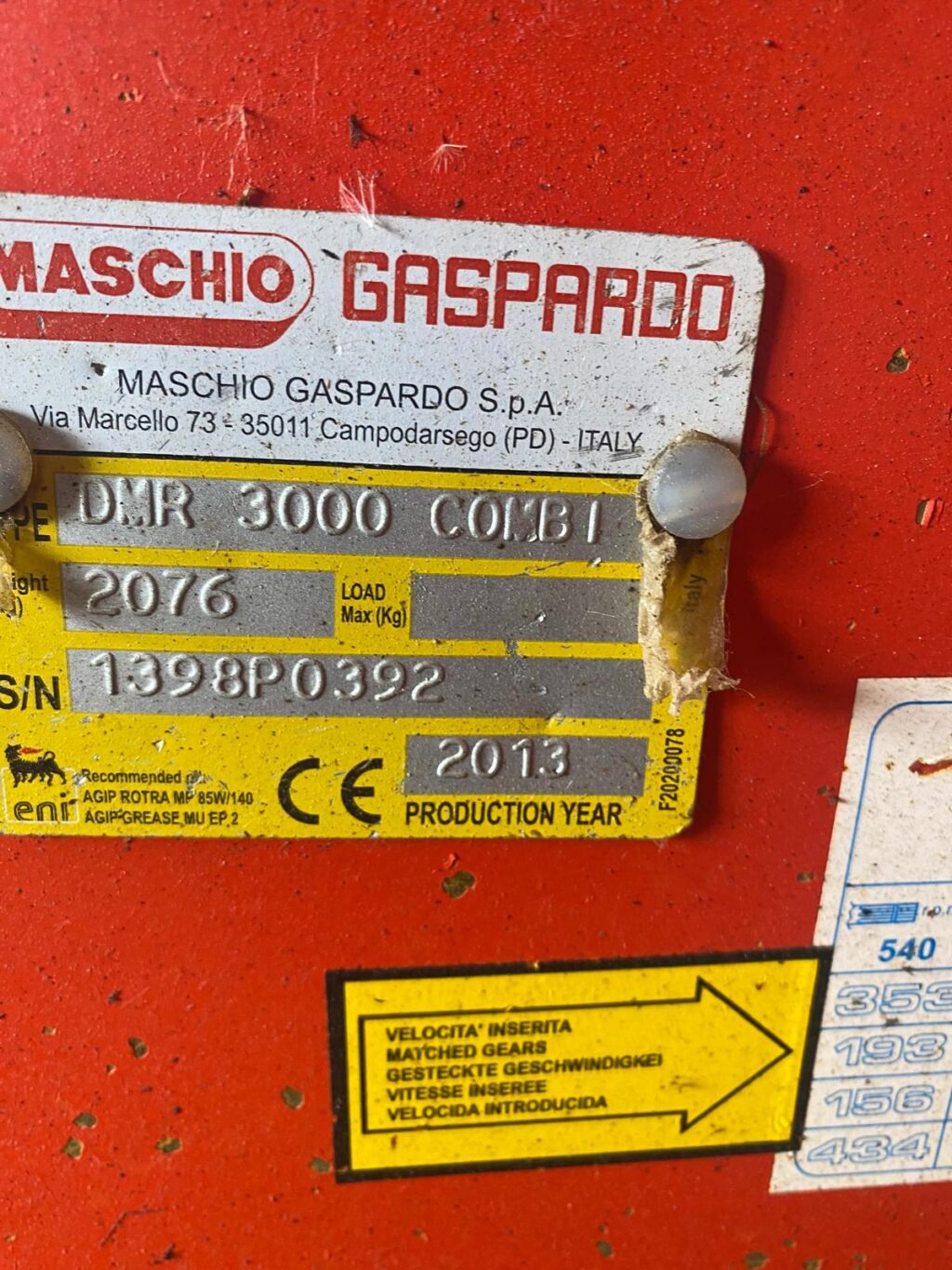 Maschio Alitalia 3mtr drill with 3mtr Power Harrow - Image 11