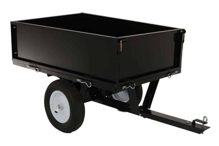 Cobra GTT450 250kg Solid sided tractor trailer