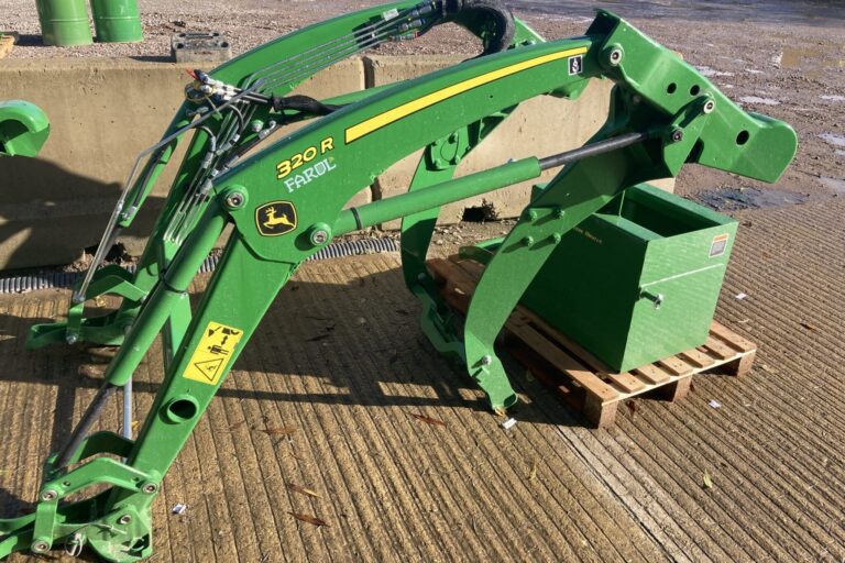 John Deere 320R Front Loader
