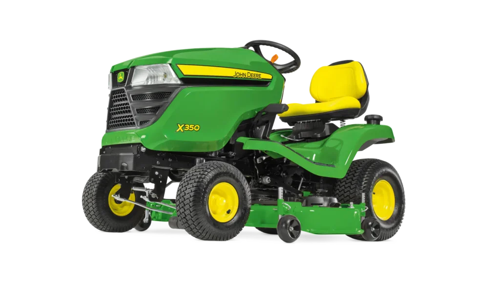 John Deere X350 Ride-on Lawnmower - Image 2