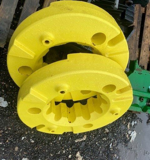John Deere 6R rear wheel weights