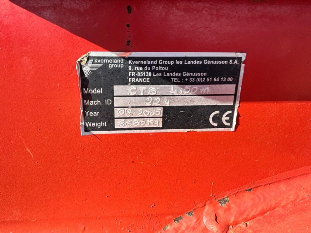 Kverneland CTS Stubble finisher - Image 11