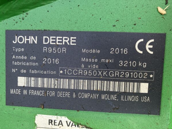 John Deere Rear R950R Mower Conditioners - Image 15