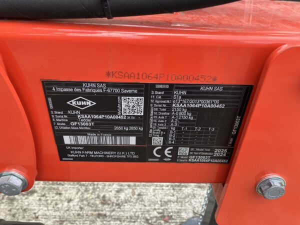 Kuhn GF13003 - Image 7