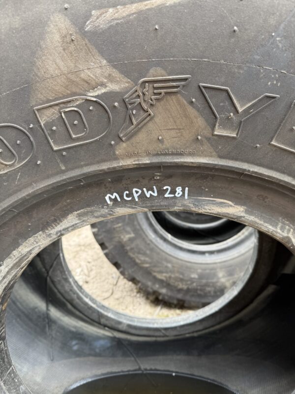 23.5X25 Goodyear TL3A+ Part worn tyres - Image 2