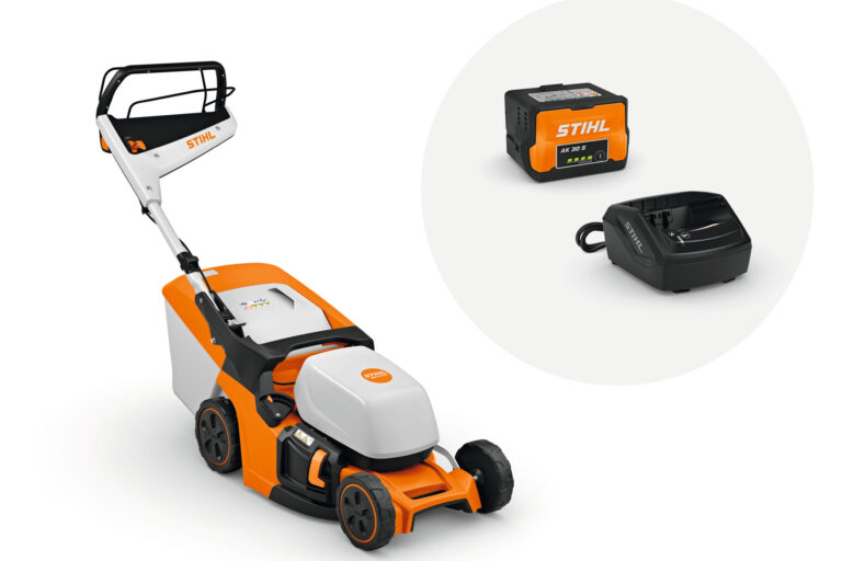 STIHL RMA 443.3 V Lawn mower SET (AK30S & AL101)