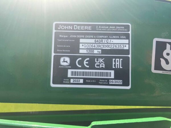 John Deere 6R 185 - Image 17