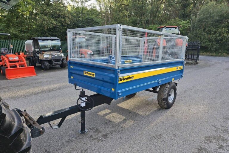 Galv Mesh Sides & Rear Door (Fits Fleming TR2 Trailer)