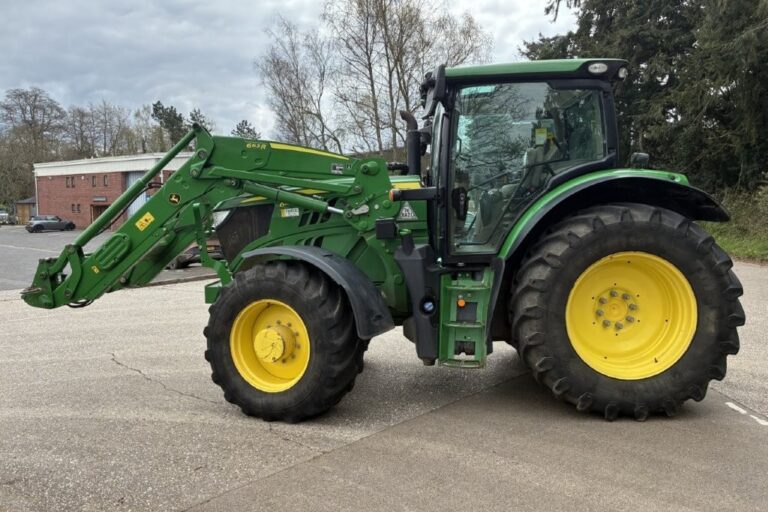John Deere 6145R + 643R