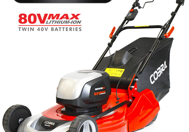 Cobra 20" Twin 40V Max+ Cordless Rear Roller Lawnmower