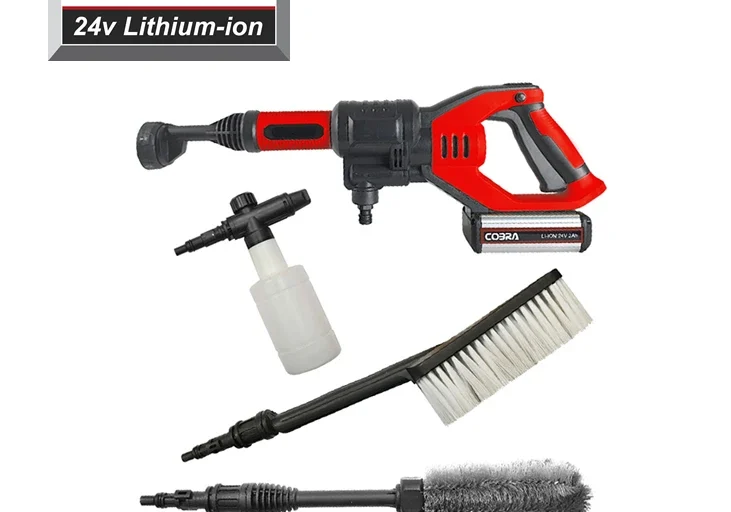 Cobra PW18024V 24v Pressure Washer with Attachments