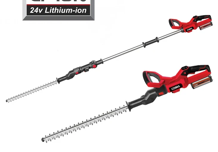 Cobra HT50LRH24V 24v Cordless 2-in-1 Hedgetrimmer