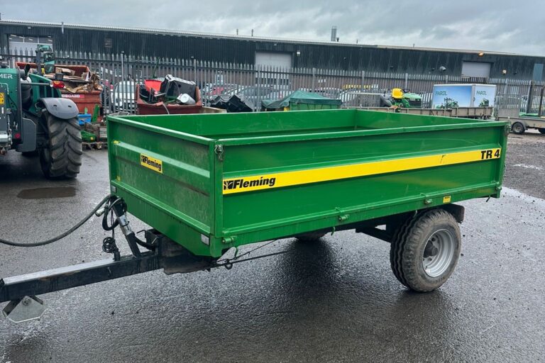 Fleming TR4 Drop Side Tipping Trailer