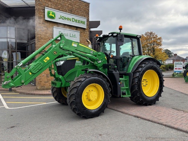 John Deere 6M 185 + 643R Loader